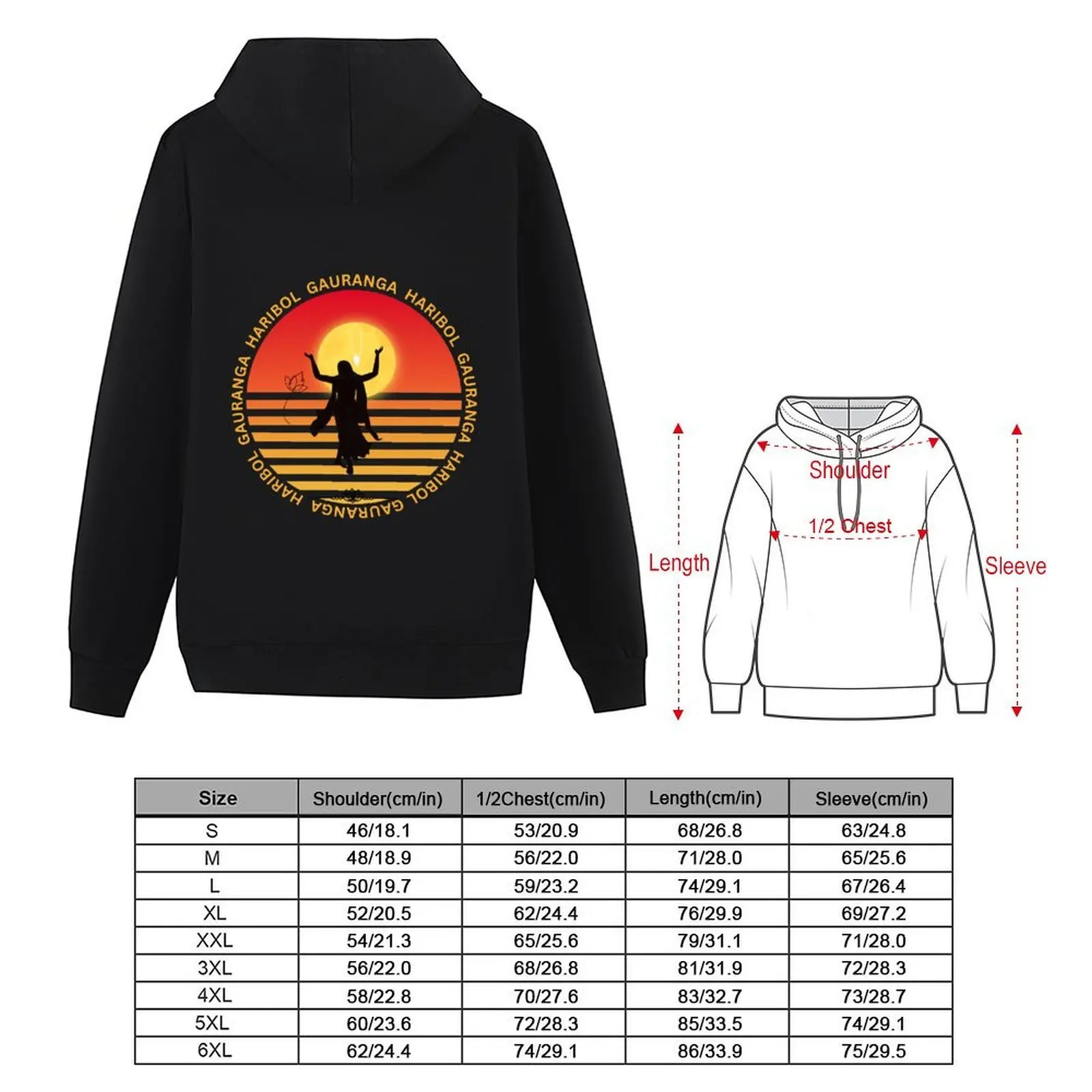 Gauranga Hoodie male clothes men's autumn clothes men's coat autumn new products pullover hoodies