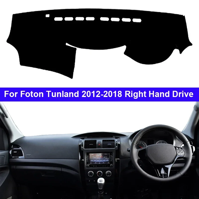 For Foton Tunland 2012-2018  Auto Car Dashboard Cover Dash Mat Carpet Cape Dash Mat