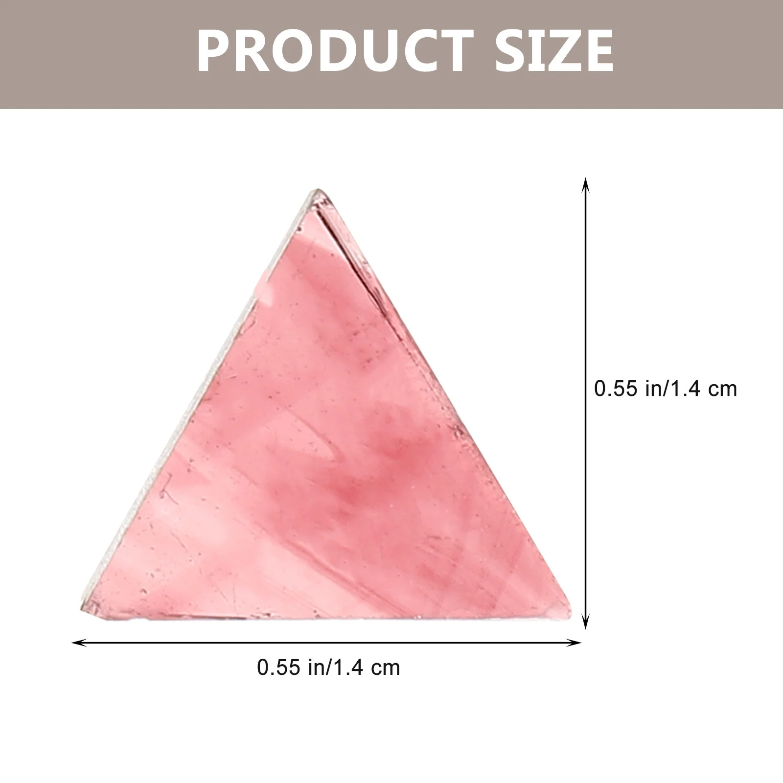 

Glass Mosaics Pieces DIY Tiles Triangle Shape Durable Glass Mixed Color Smooth Surface Creative Home Decor DIY Supplies