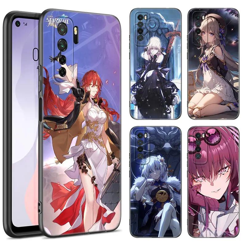 Honkai Star Rail Game Black Phone Case For Huawei Nova 8 9 10 SE 11 Ultra 12 Pro 7i 8i 11i 11E Y70 Plus Y60 Y61 Y71 Y90 Y91