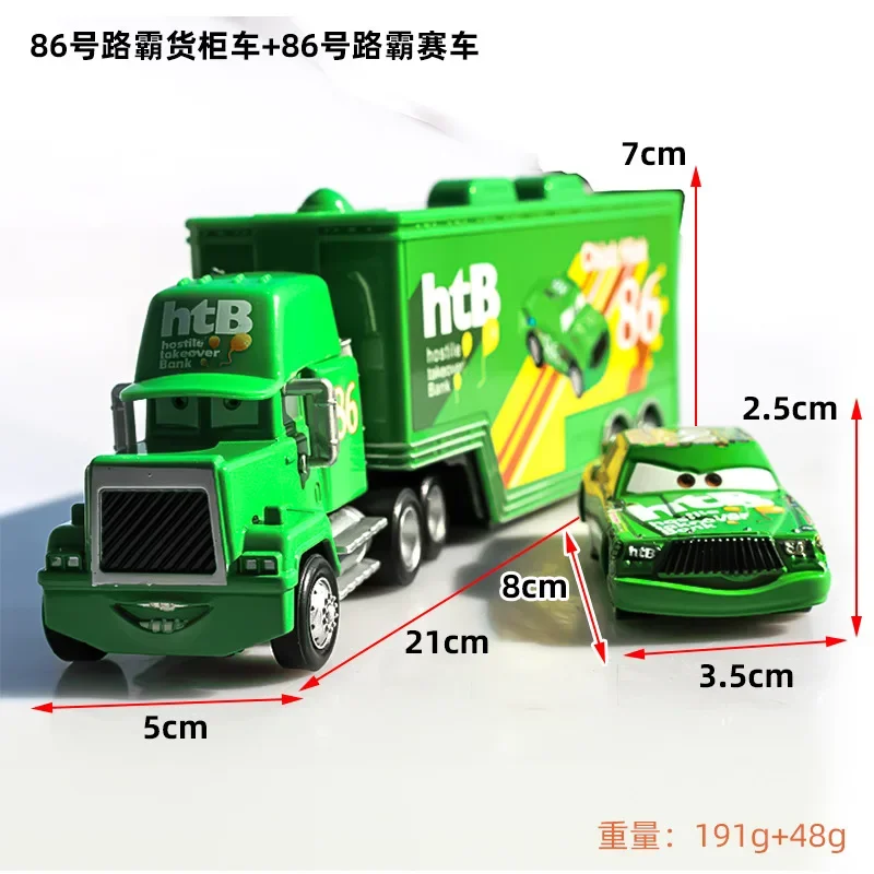 Disney Pixar Cars Saetta McQueen Giocattoli Jackson Storm Il Re Mater 1:55 Pressofuso In Lega di Metallo Modello di Auto Regalo Di Natale