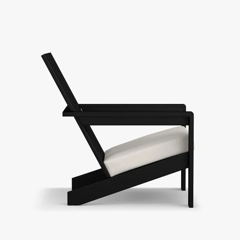 Wholesale Beach Garden Terrace Casual Aluminum Outdoor Furniture Metal Adirondack with Armchairs，Does not include seat cushion