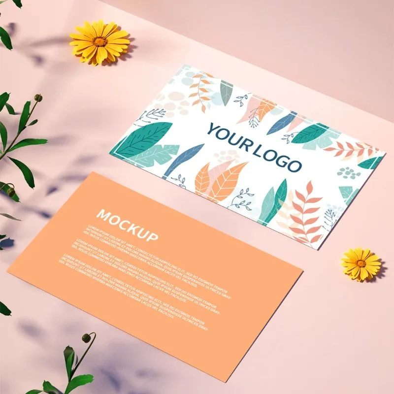 9x5.4cm Custom Business Cards Personalized Name Cards With Custom Logo Printing Matte Glossy Laminated Finish