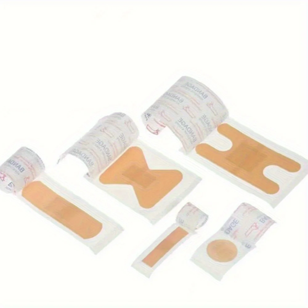 100/200/300 قطعة أشكال متنوعة الإسعافات الأولية مقاوم للماء الجرح ضمادة تنفس الفرقة المعونة للمنزل السفر مجموعات الطوارئ