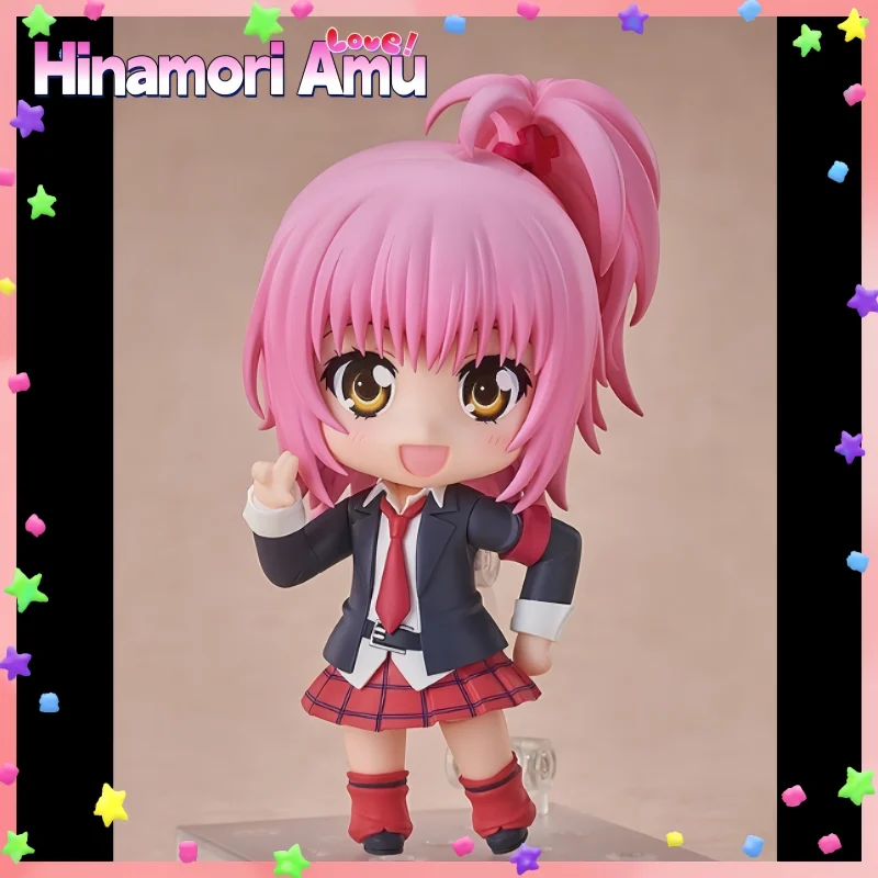 Genuine Anime Toy Shugo Chara Hinamori Amu Manga Y2k Pretty Girl Q Edition Gsc 2144 Cute Figure Model Collection Toy