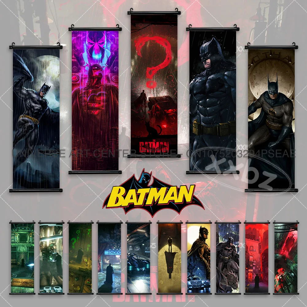 Batman Poster Movie Canvas Hanging Painting The Dark Knight Returns Wall Art Home Decor Justice League DC Comics Scroll Picture