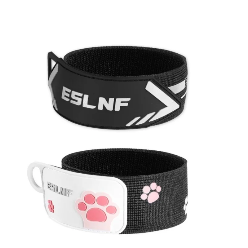 ESLNF Adjustable High Elasticity Running Cycling Bands Leg Ankle Straps for Bike Bicycle Pants Belt Suitable for Men Women