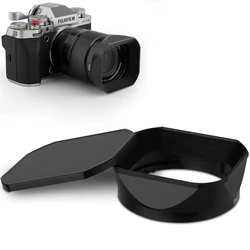 Haoge Metal Square Lens Hood for Fujifilm Fujinon Fuji XF16-50mm F2.8-4.8 R LM WR&XF33mm F1.4 R LM WR,XF 23mm f/1.4 R LM WR lens