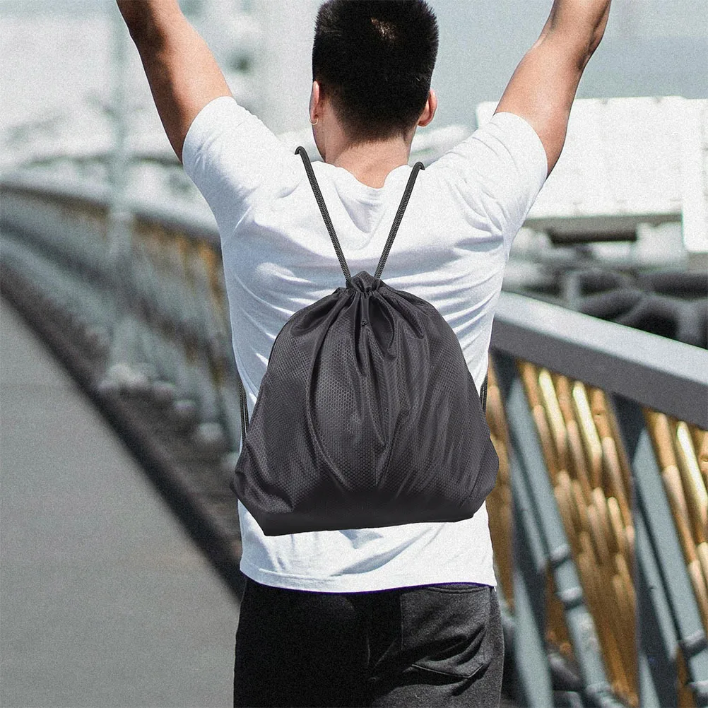 2Pcs Motorcycle Storage Bag Waterproof Drawstring Multifunctional Backpack for Bicycle Electric Scooter