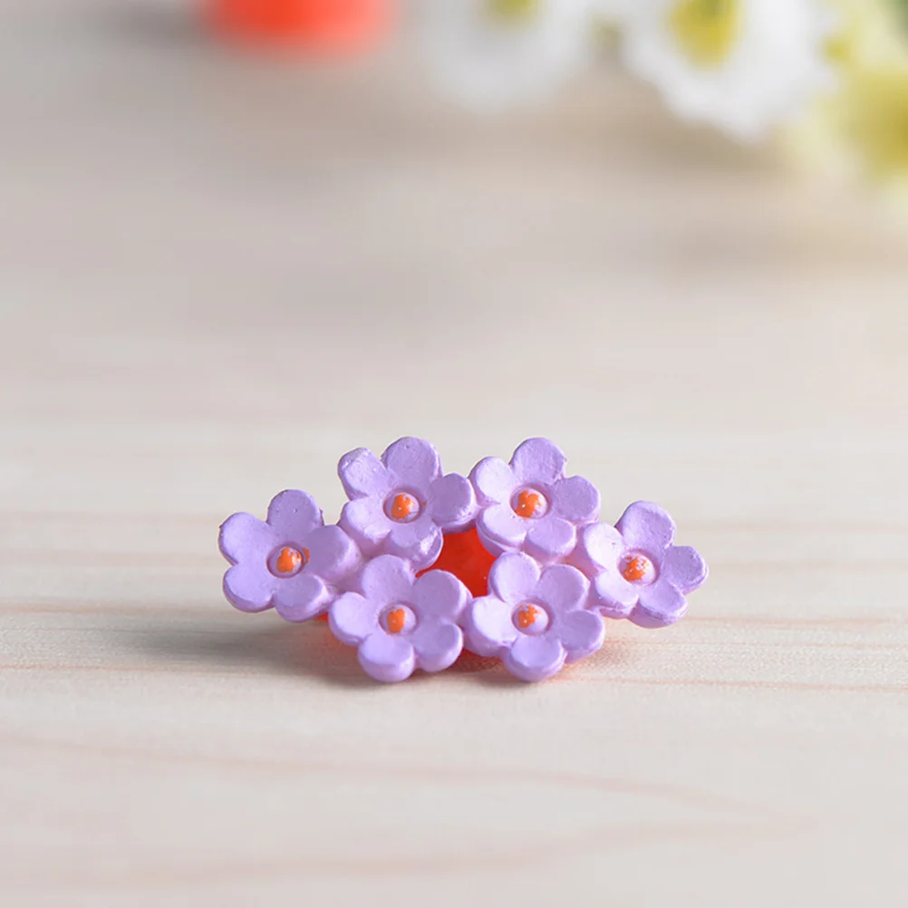 

10pcs Succulent Decor Micro Landscape Decoration Imitation Flowers Bonsai Garden Simulation Plants For Terrarium Fairy Garden