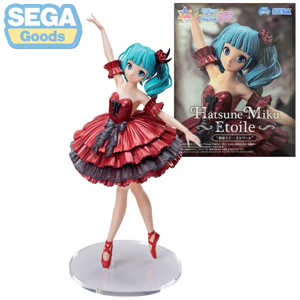 SEGA Original Luminasta Hatsune Miku Project DIVA MEGA39's Anime Action Figure Toys For Boys Girls  Children Birthday Gifts