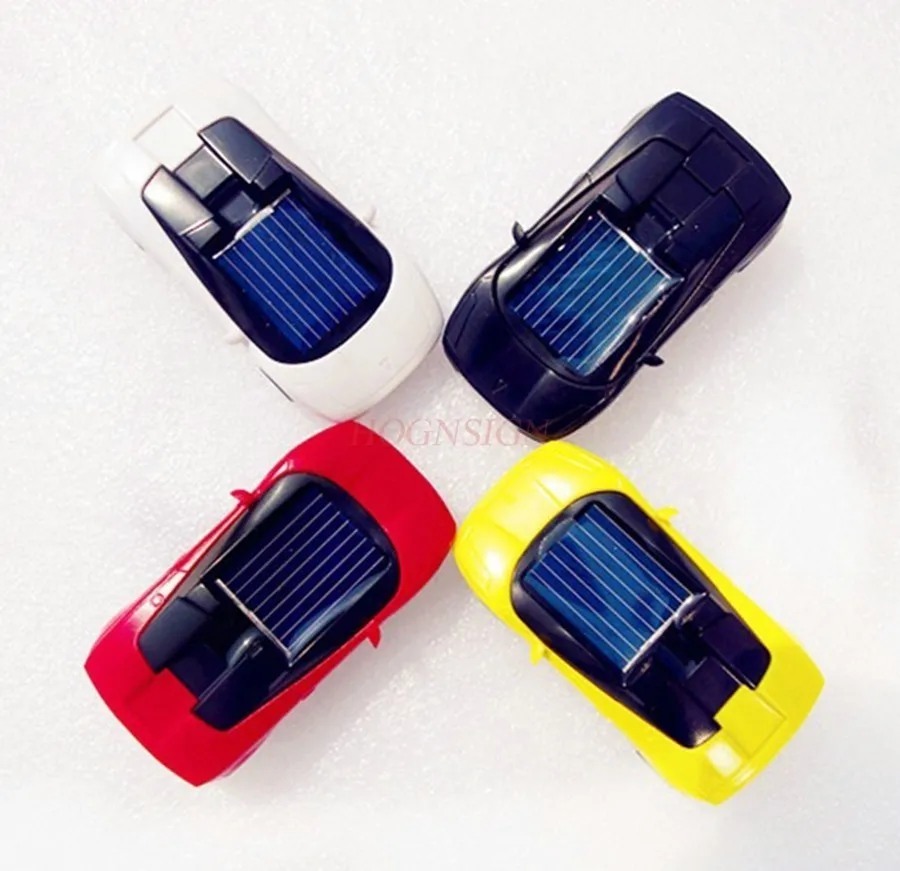 1PCS Solar powered sports car, car technology production, novelty kindergarten, creative holiday gift, mini prank toy