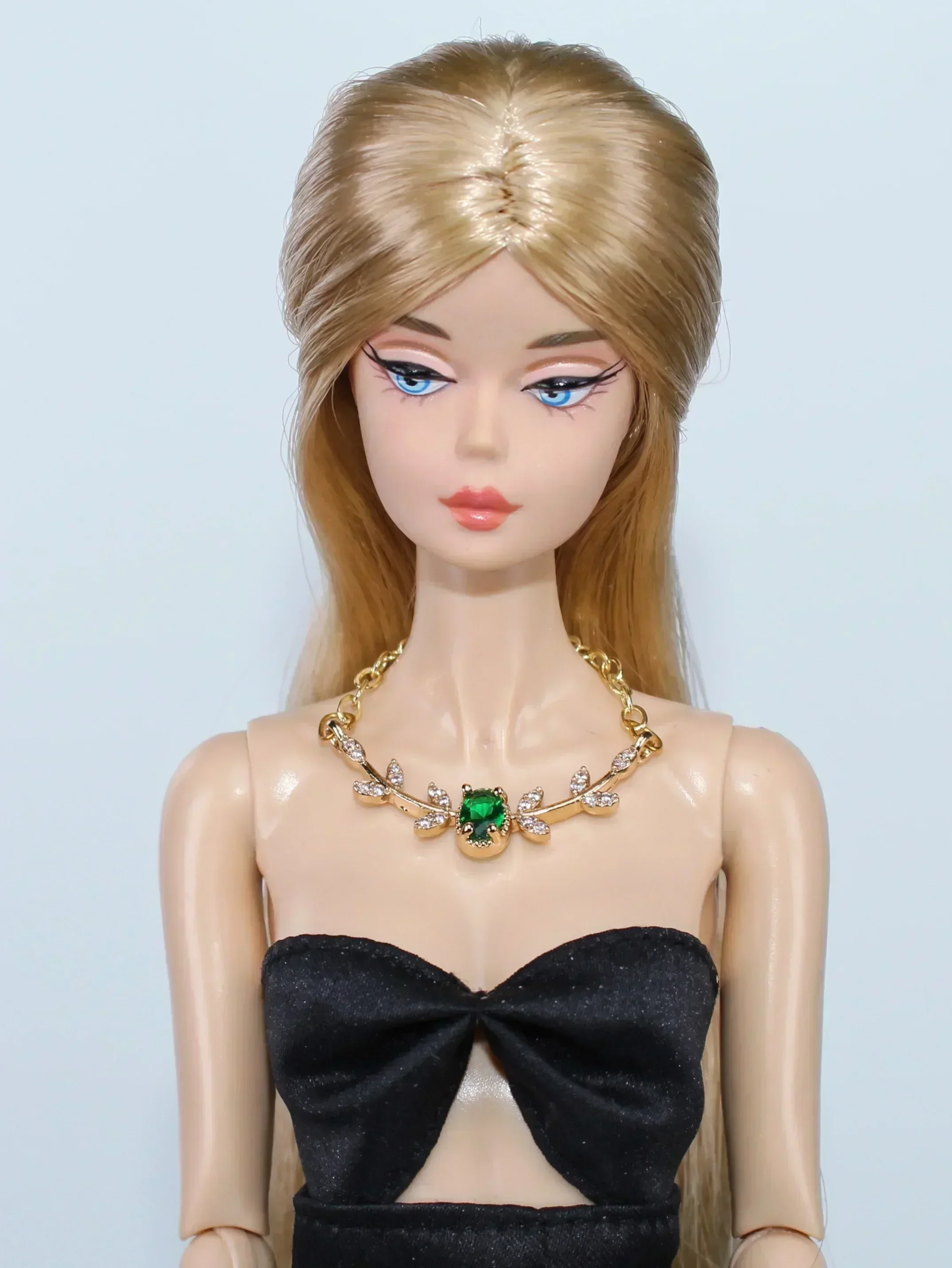 1/6 doll accessories / doll jewelry metal zircon stone necklace crown for 30cm Xinyi Fr2 blythe ST BJD Monster High barbie doll