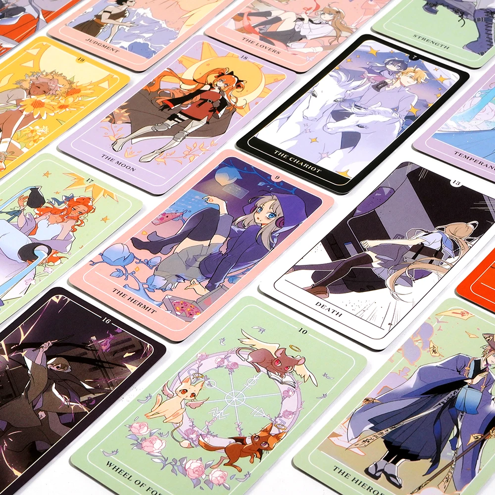 78 Cards Anime Tarot Deck Explore The Archetypes Symbolism And Magic In Anime Modern Anime Characters And Symbols Classic Symbol