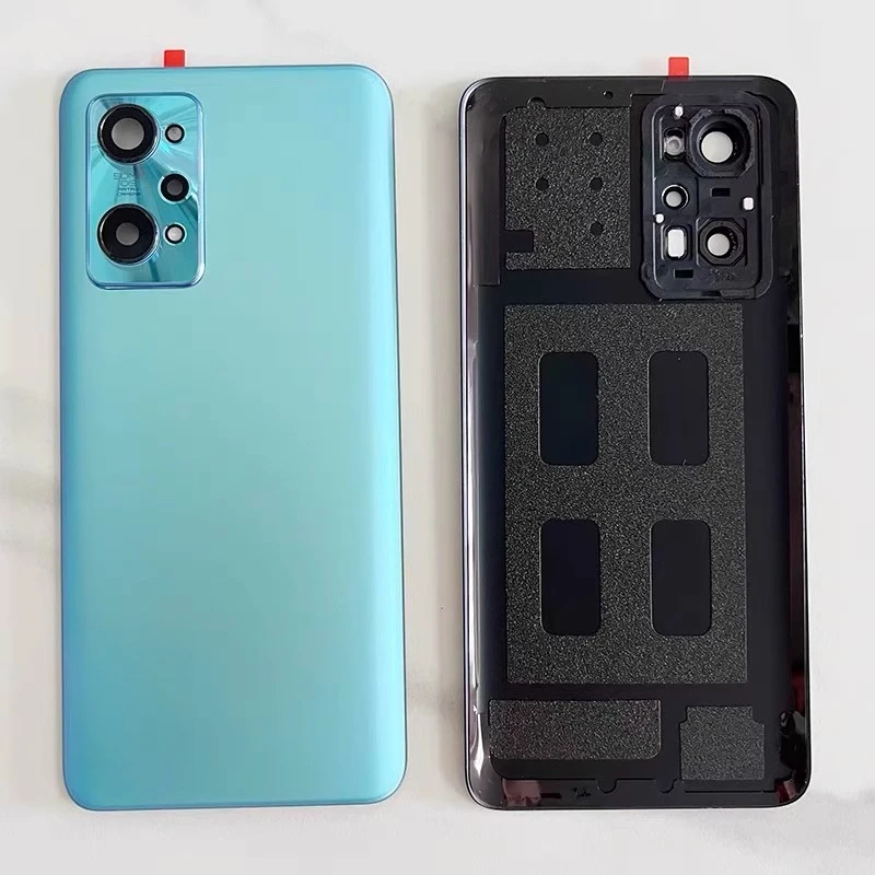 For Realme GT2 Pro Glass Battery Back Cover Housing Door Rear Case Lid Phone Shell with Camera Lens + Adhesive