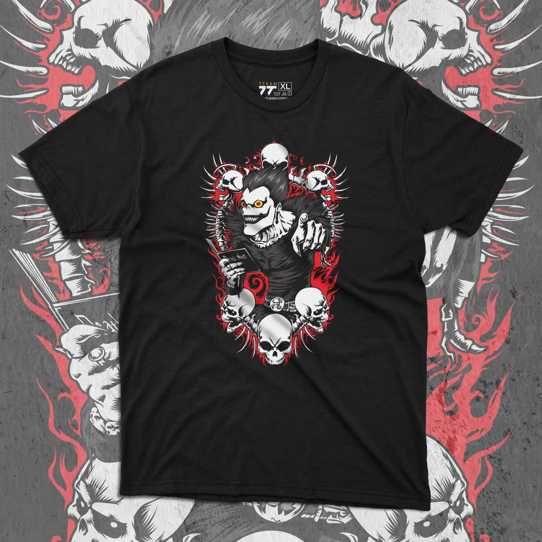 T-shirt with Death Note print - Ryuk 2