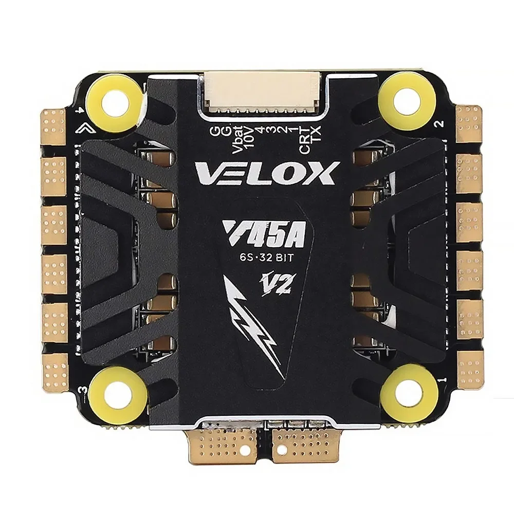 T-MOTOR VELOX PACER V45A V2 4in1 ESC 3-6S Lipo 32BIT 10V/2A BEC Speed Controller für FPV RC Racing Drone RC Teile