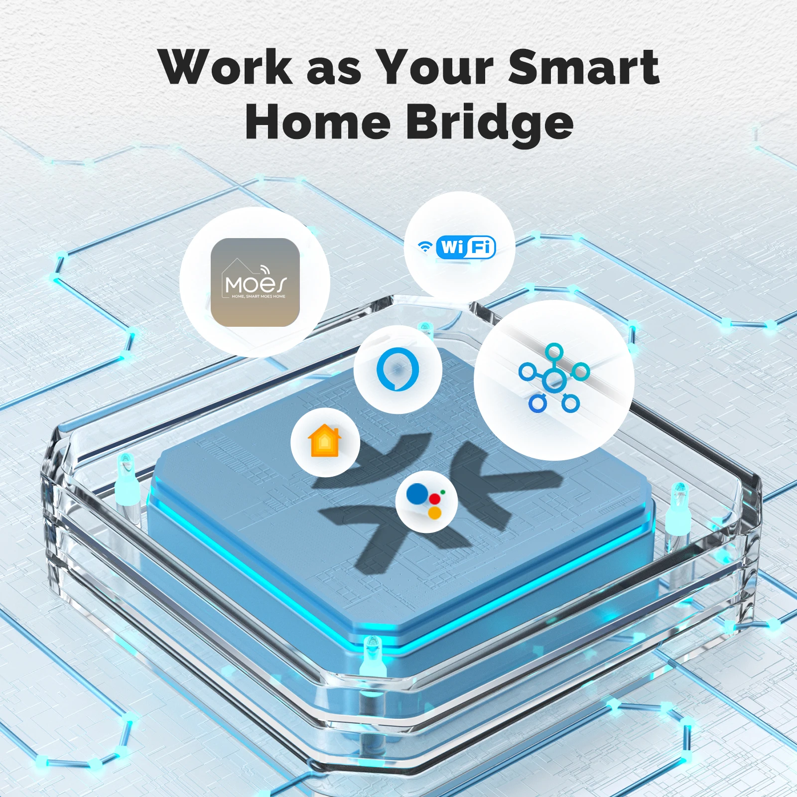 Tuya WiFi Matter Mini Smart Switch Module Relay Timer Home Automation App Remote