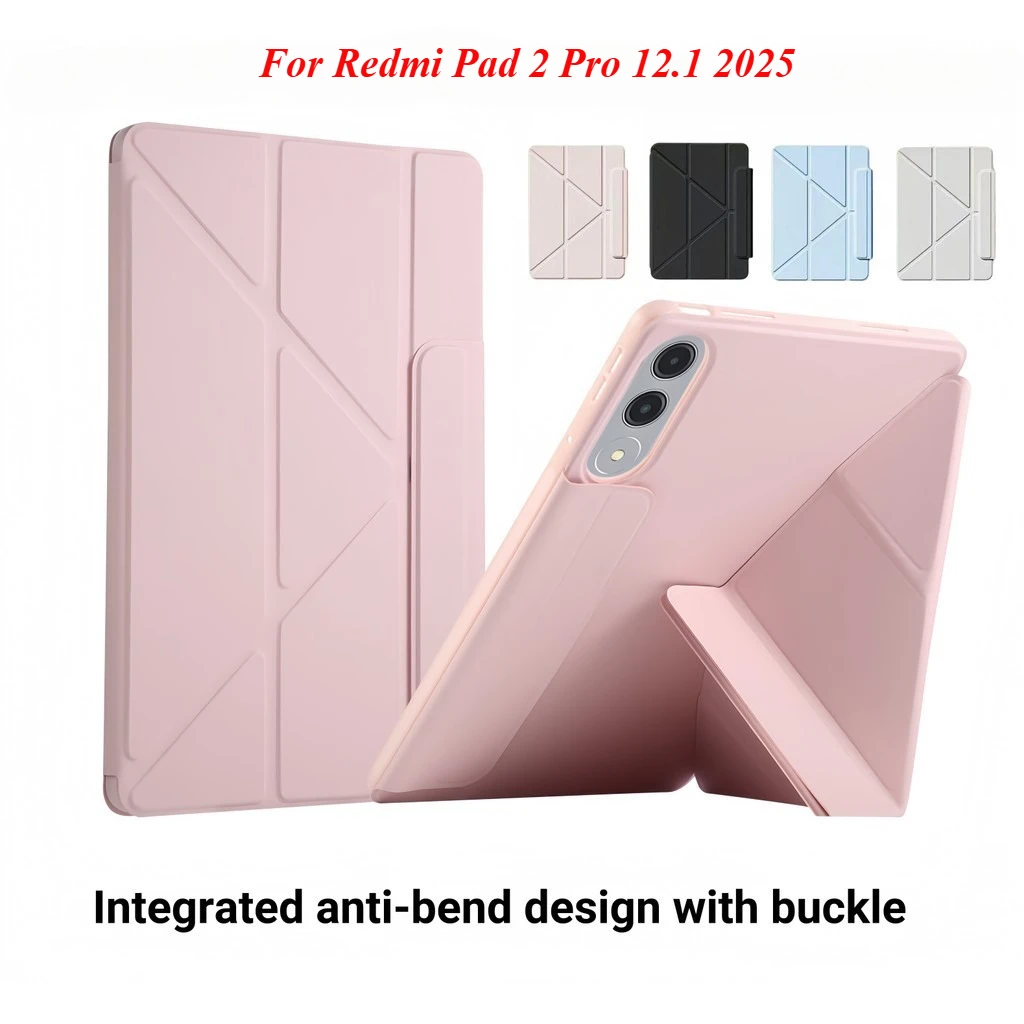 

Складной многоугольный чехол с поддержкой для Xiaomi Redmi Pad 2 Pro 12,1, 2025 12,1 дюйма, чехол-подставка