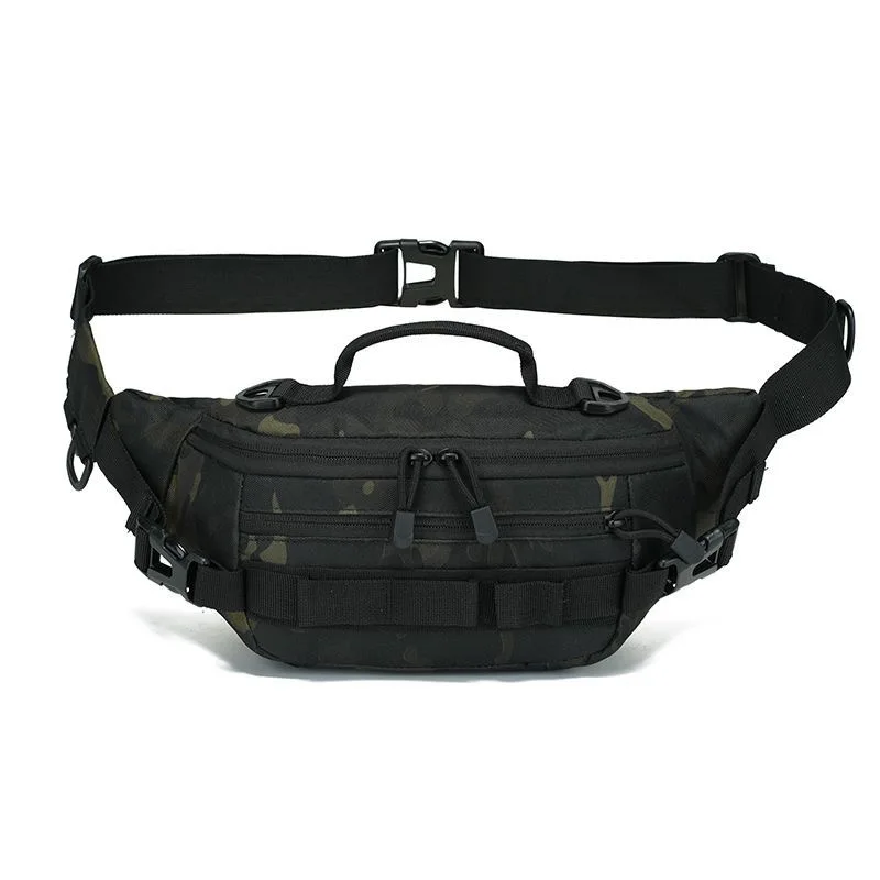 Taktische Hüfttasche, Sling Bag für Herren, Moto MTB Fahrrad-Hüfttasche, Outdoor Wandern, Camping, Angeln, EDC Handy Reise Gürteltasche – Detail 8