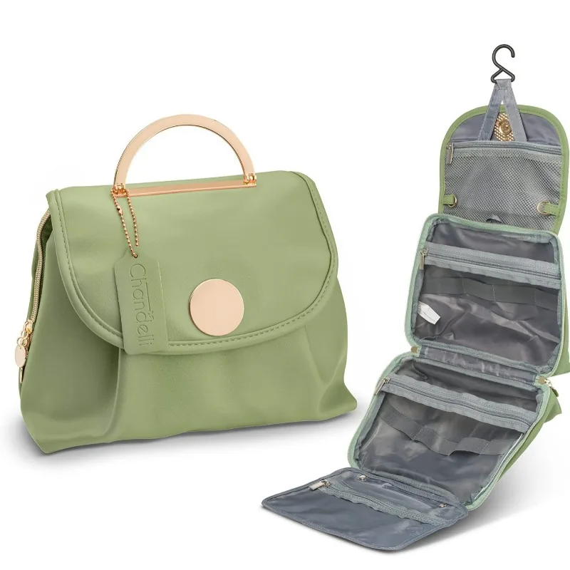 Toiletry Bag Hanging Travel Organizer for Women Multifunctional Makeup Cosmetic Case for Toiletries Accessories Water-resistant