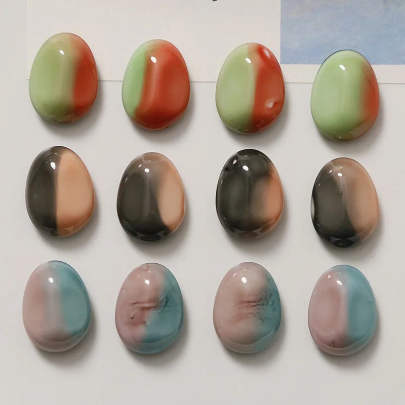 

30 шт., кабошоны из полимера, 15 х20 мм