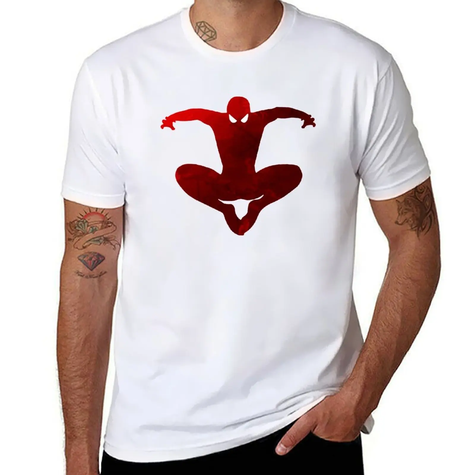 

Hero Inspired Silhouette T-Shirt black cotton t-shirt plain for man package essential t shirt T-Shirt