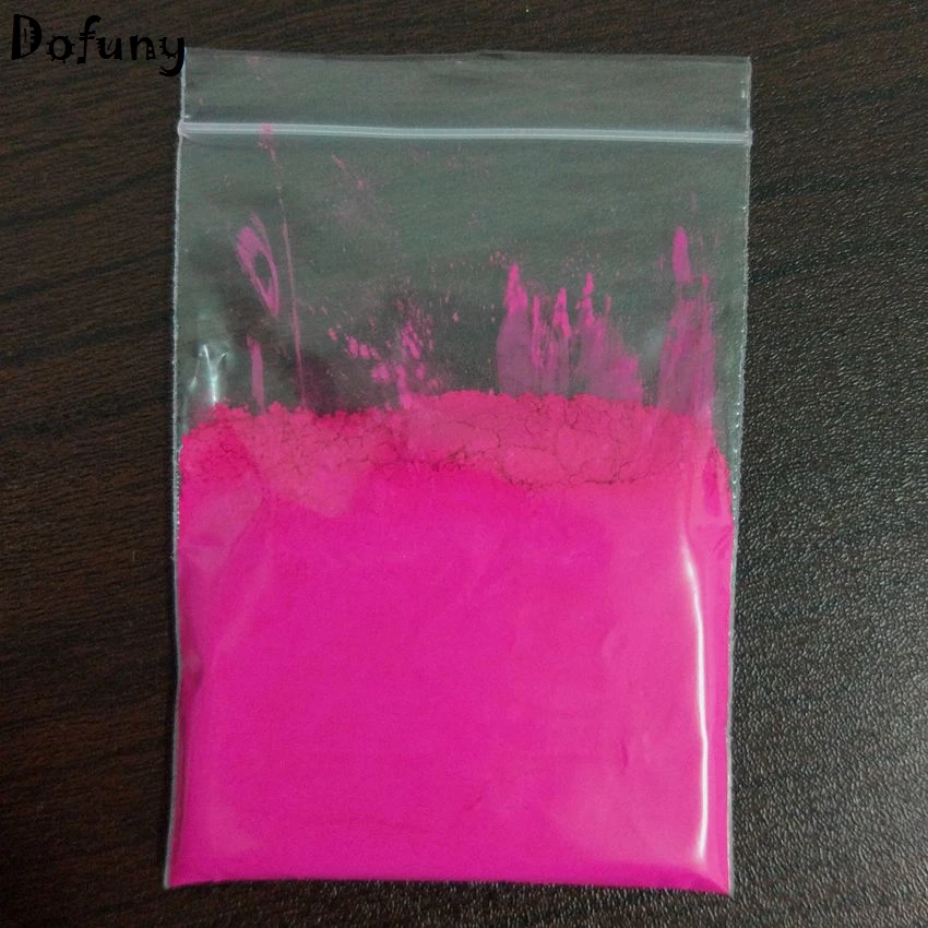 Neon Rose Nails Glitter Powder Eyeshadow Dust Fluorescence Matte Pigment Phosphor Powder DIY Manicure Decoration