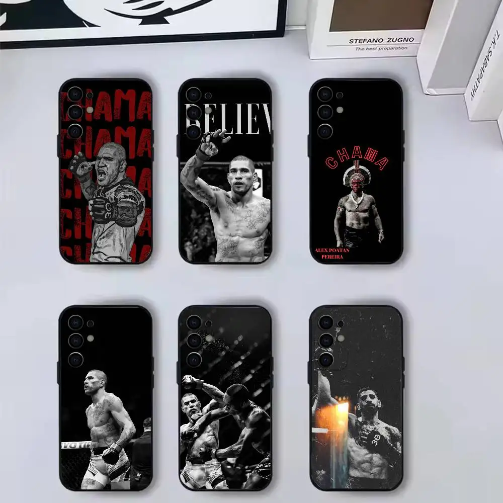 Fighting Pereira Alex  Phone Case For Samsung S25,S24,S21,S22,S23,S30,Ultra,S20,Plus,Fe,Soft Silicone Black Cover