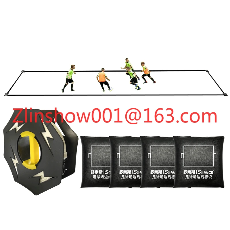 Fast Set up Back Football Badminton Basketball Area Tennis Court Marker Lines Court Spot Markers Soccer Training Equipment
