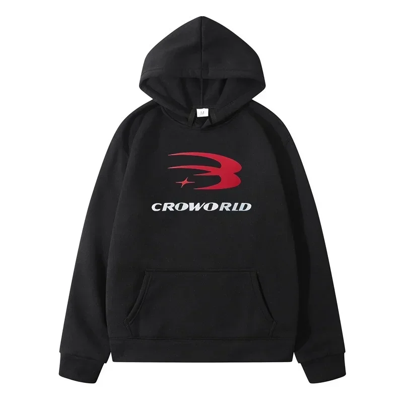

CROWORLD Sweatshirt Women's Sweat-shirt Sweater for Men Men's Clothing Hoodies Mens Clothes Hoodie New in Sweatshirts Y2k