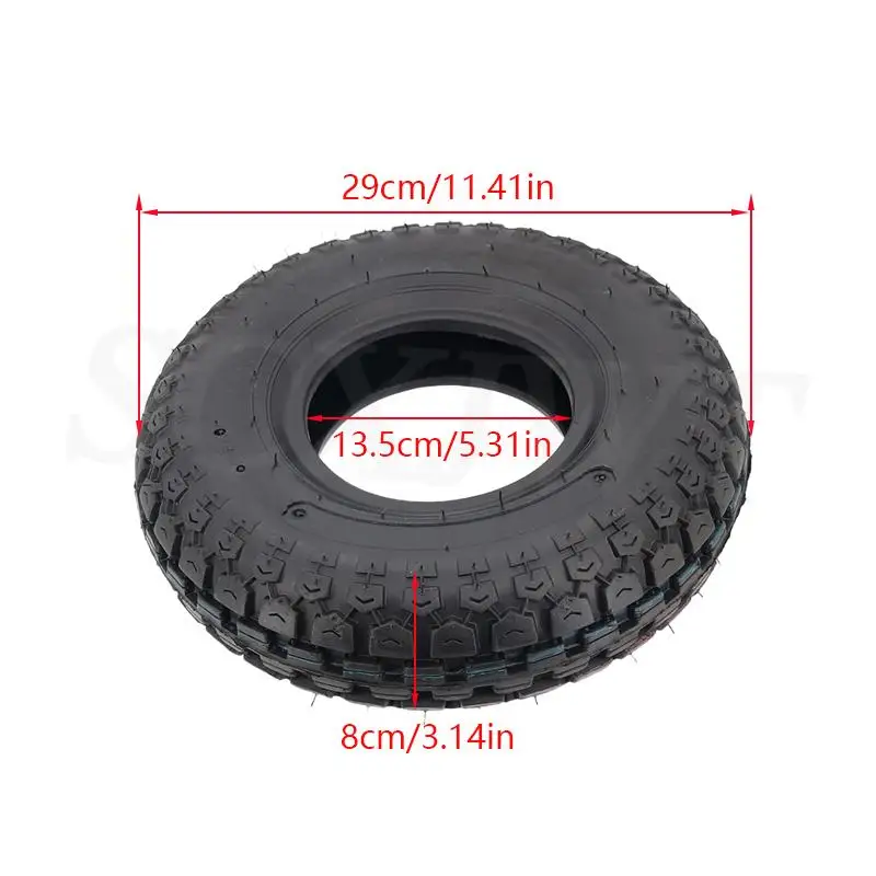 High Stability Tire 3.50-5 Outer Tire, 4.10/3.50-5 Inflatable Inner Tire, Suitable for Small Forklifts and Motorcycles