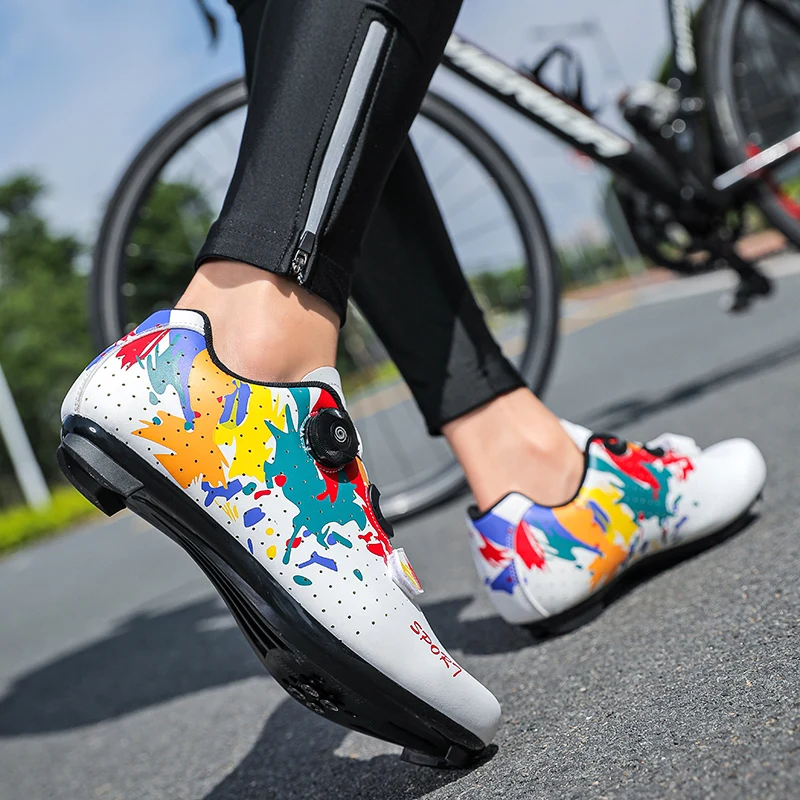 Herren-Fahrradschuhe MTB, Leichte und Langlebige Mountainbike-Schuhe, Geeignet für Outdoor-Bergfahrten, Unisex 37-46 – Detail 36