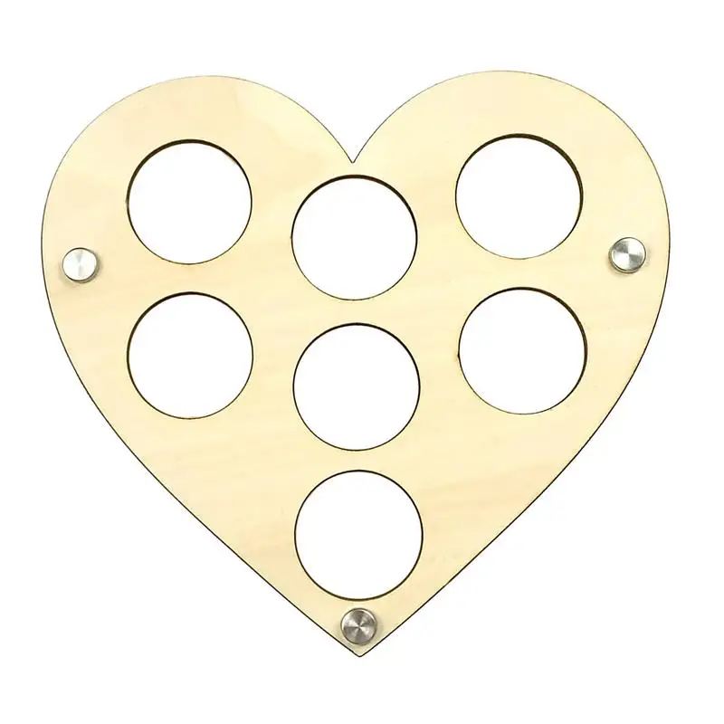 Golf Ball Holder Wall Heart Shaped Golf Ball Collection Rack Holder Golf Balls Wall Mount Decor For Golf Ball Collectors Golf