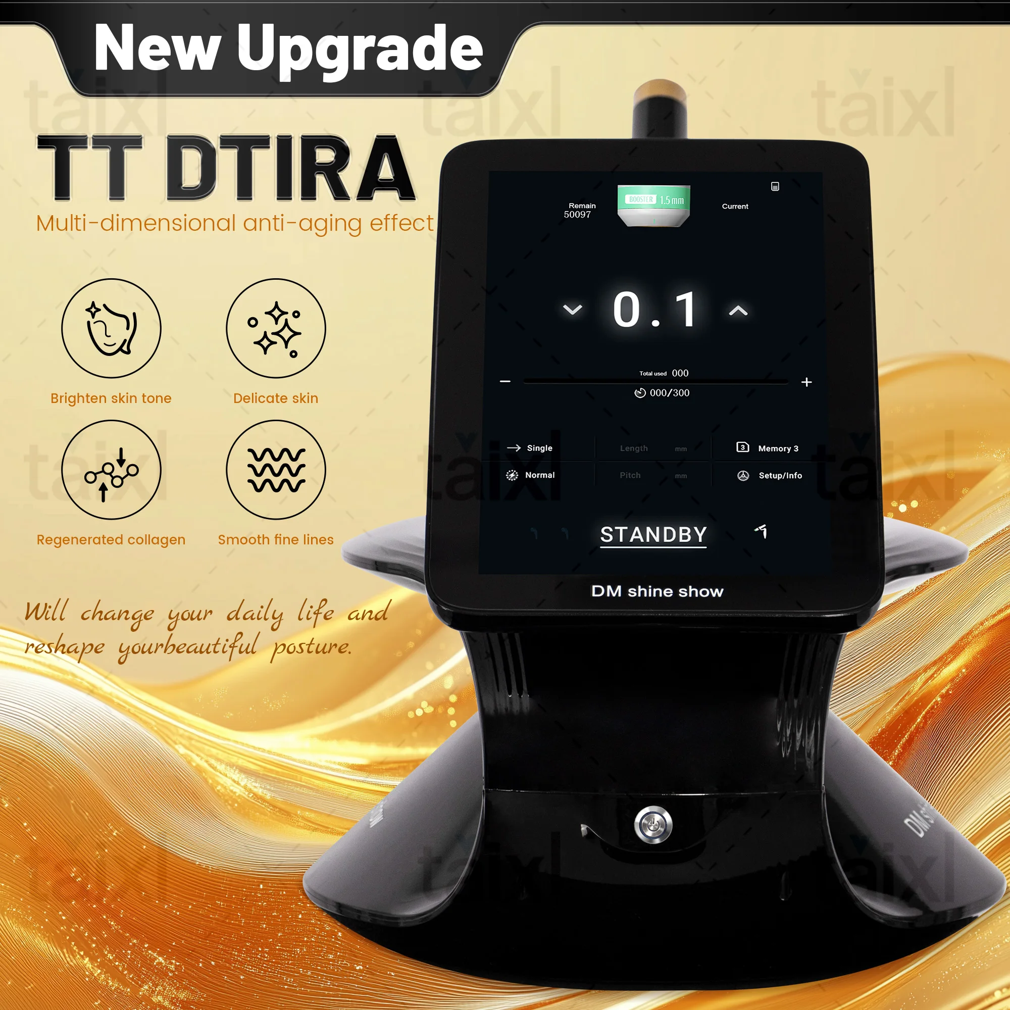 

Профессиональный портативный аппарат 13,3 дюйма TT с двойным лифтингом для подтяжки лица, коррекции фигуры, омоложения и укрепления кожи