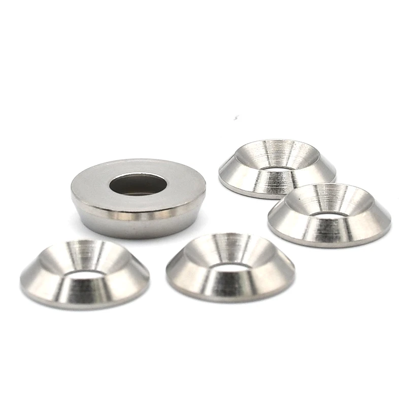 Immagine 4: Rondelle Svasate M3 M4 M5 M6 M8 M10 in Acciaio Inox 304, Anelli di Supporto per Giunti, 2/5/10/20 Pezzi per Parti di Droni FPV RC