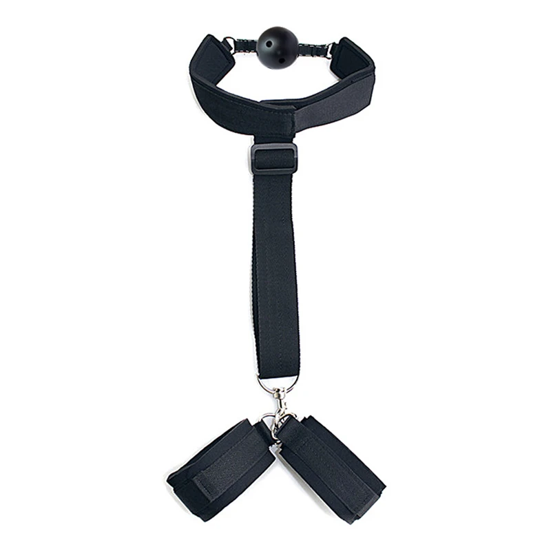 Adult Erotic Games BDSM Bondage Restraints Collar Furniture Sex Toys For Women Couples Slave Neck Handcuffs Fetish Sex Shop