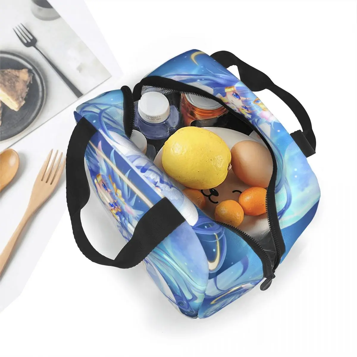 ابتسامة Precure أنيمي معزول أكياس الغداء بريق قوة يايوي ميوكي ناو ريكا أكاني حقيبة للحفاظ على البرودة حمل علب الاغذية المدرسة في الهواء الطلق