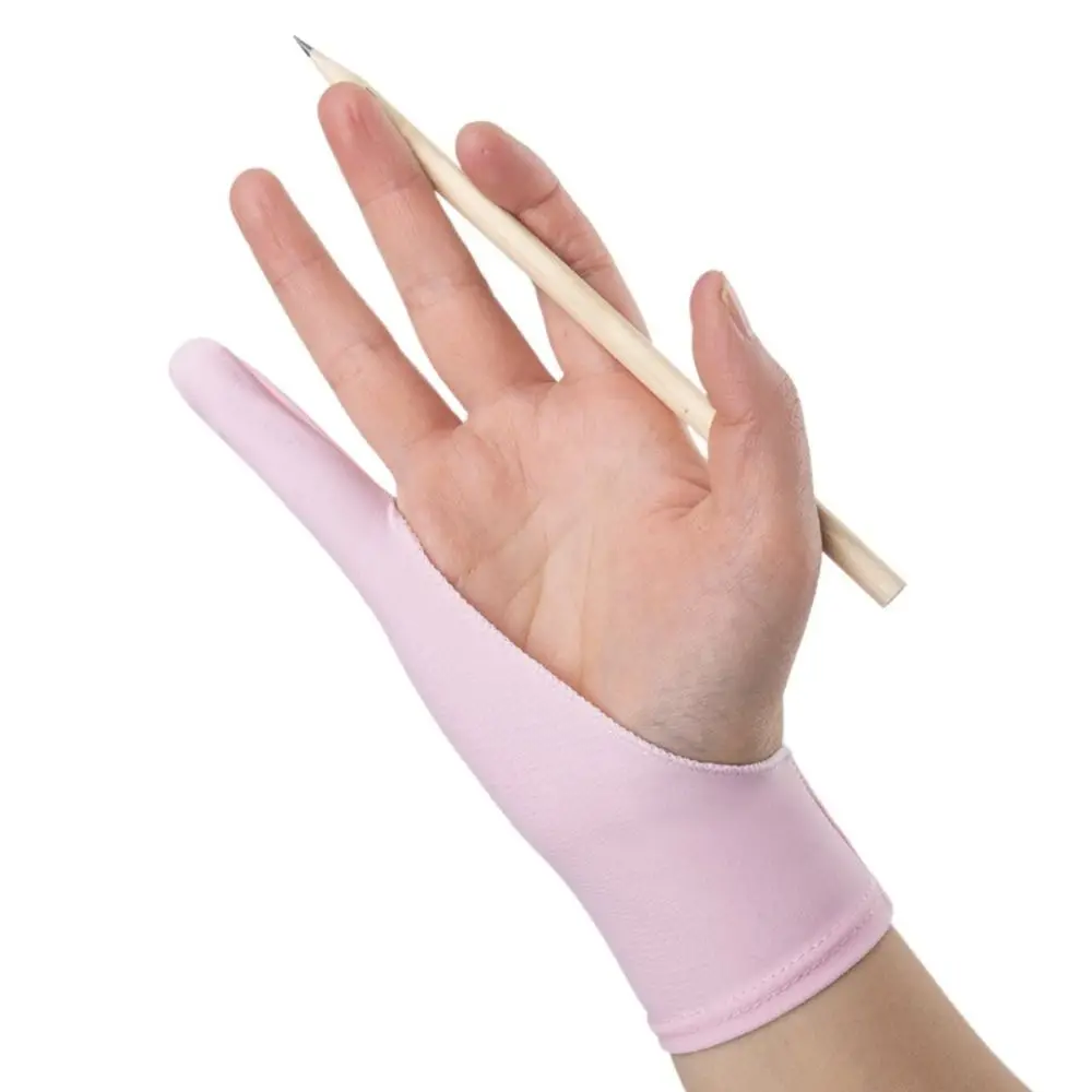 

3 Sizes Touchscreen Stylus Black Blue Grey Pink Anti-Scratch Painting Glove Screen Glove Tablet Drawing Glove Two Finger Glove