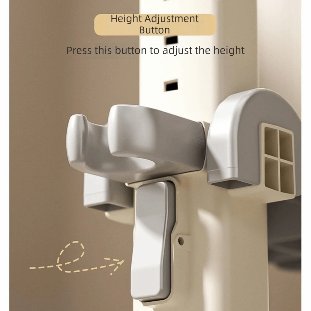 Non-Slip Baby Bath Stand Anti-Tip Free-Standing Baby Standing Shower Stand Adjustable Multifunctional Infant Bath Support