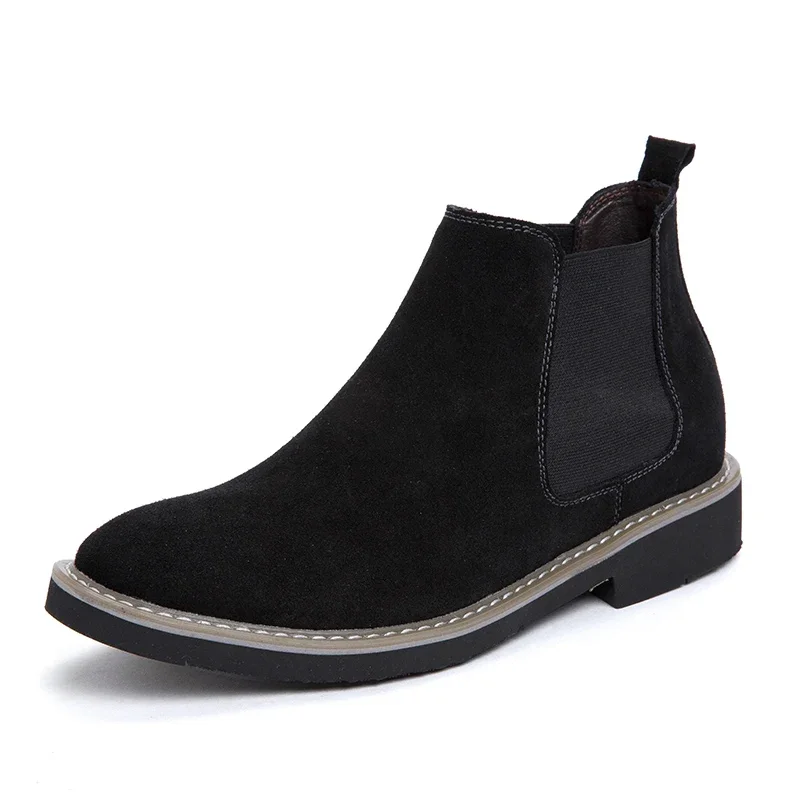 Men Heeled Boots Spring Shose for Men Shoes Men Boots Sneakers Sport Advanced Outings Comfortable High-end Products Zapatillas