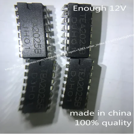 

10pcs/lot TEA2025B-12V TEA2025B SLR-322V-RT32 74HC4052D AR7603 AT24C02N-10SC-2.7 AT24C02N