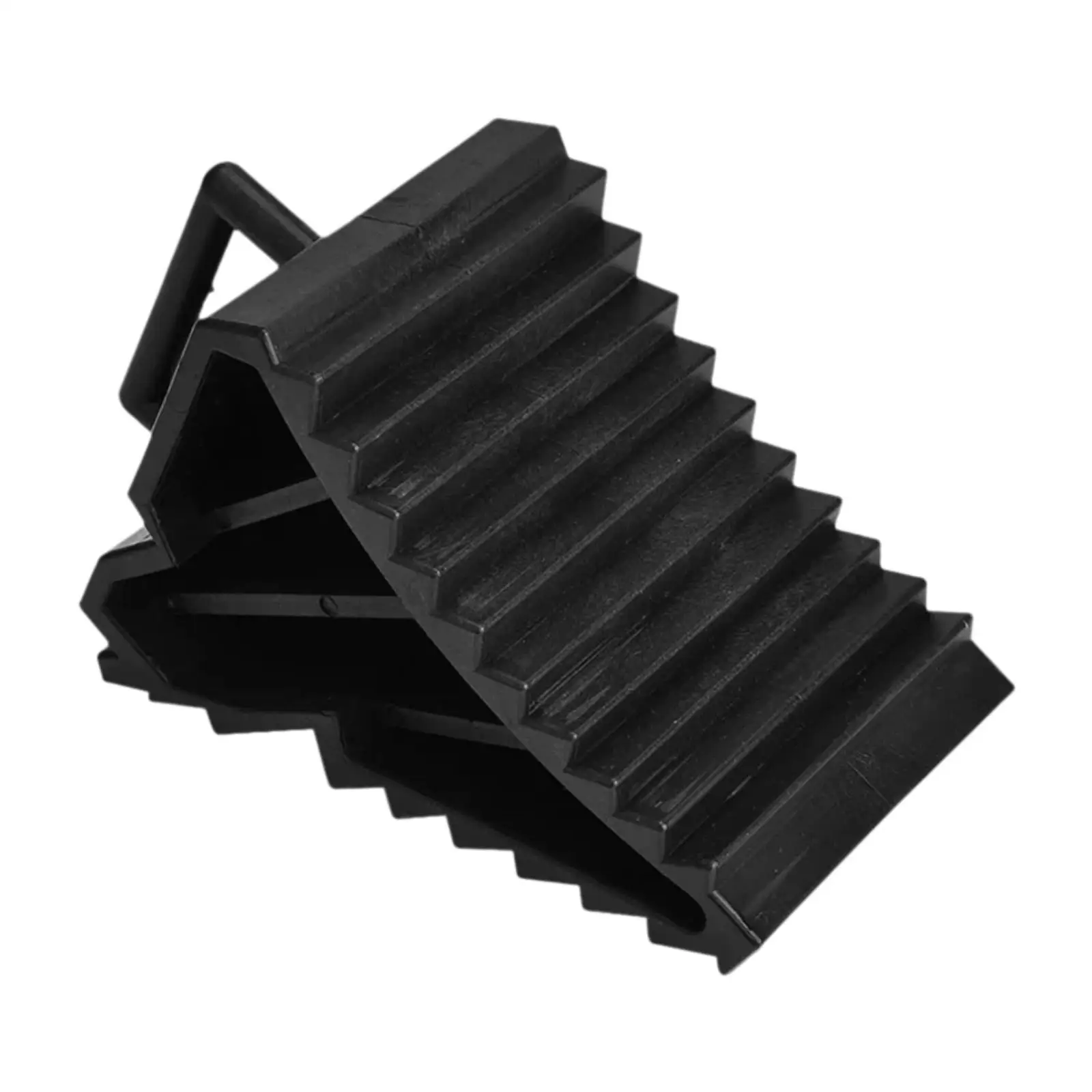 

Универсальный противооткатный упор для колес грузовиков и легковых автомобилей, нескользящий, черный, компактный, портативный, легкий, универсальный аксессуар для транспортных средств с выдвижной ручкой