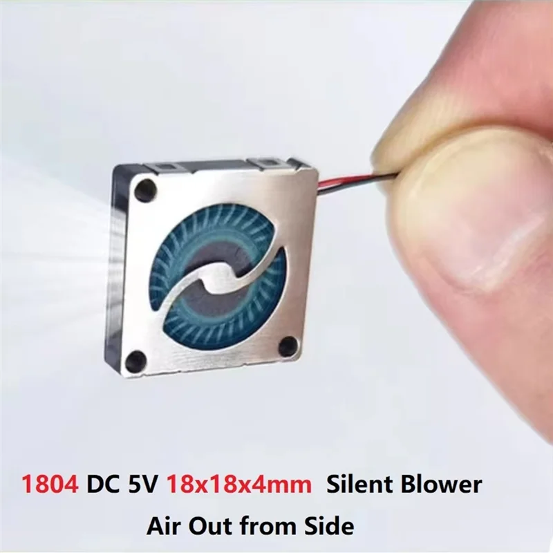 Mini Cooling Turbine Fan RFA1804 1804 Ultra-Thin DC 5V 18 X 18 X 4 Heat Radiator