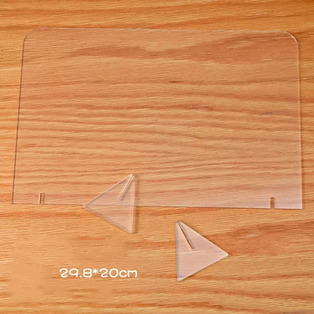 Bord Menu Records Kantoor Schoolbenodigdheden Student Cadeau met standaard Prikbord Acryl Droog uitwisbaar bord Desktop Display Memo