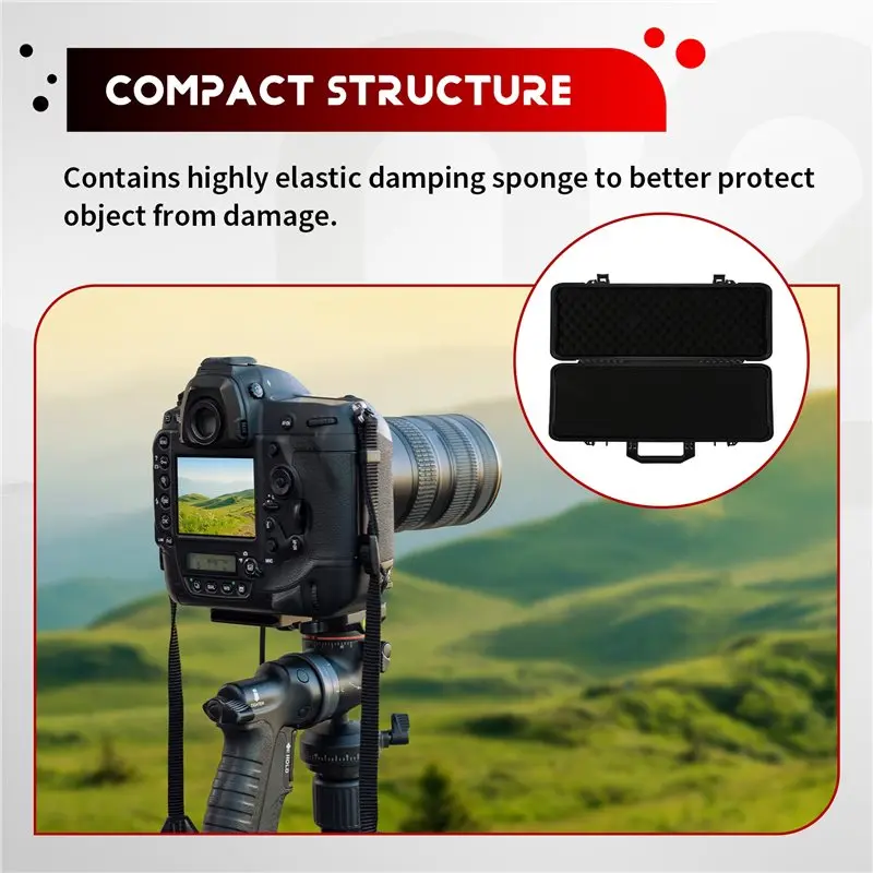 flyy-waterproof-carry-tool-case-organizer-storage-box-camera-photography-protector-instrument-tool-box-with-sponge