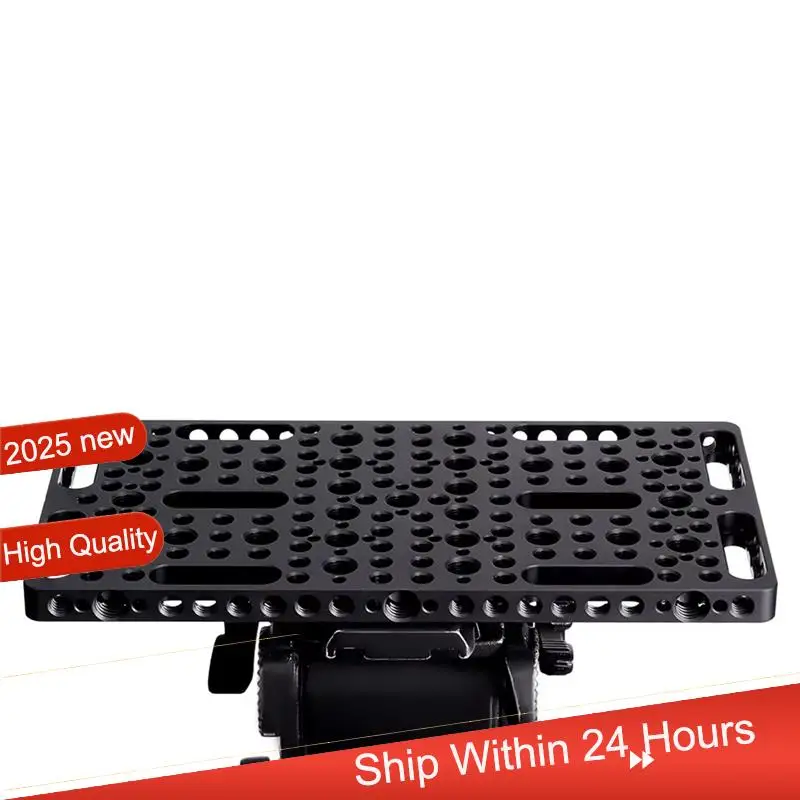 ~【A48T HOT】Cheese Plate Quick Release Adapter For Camera Cage Fits 1/4" & 3/8" Threads Quick Release Adapter Plate