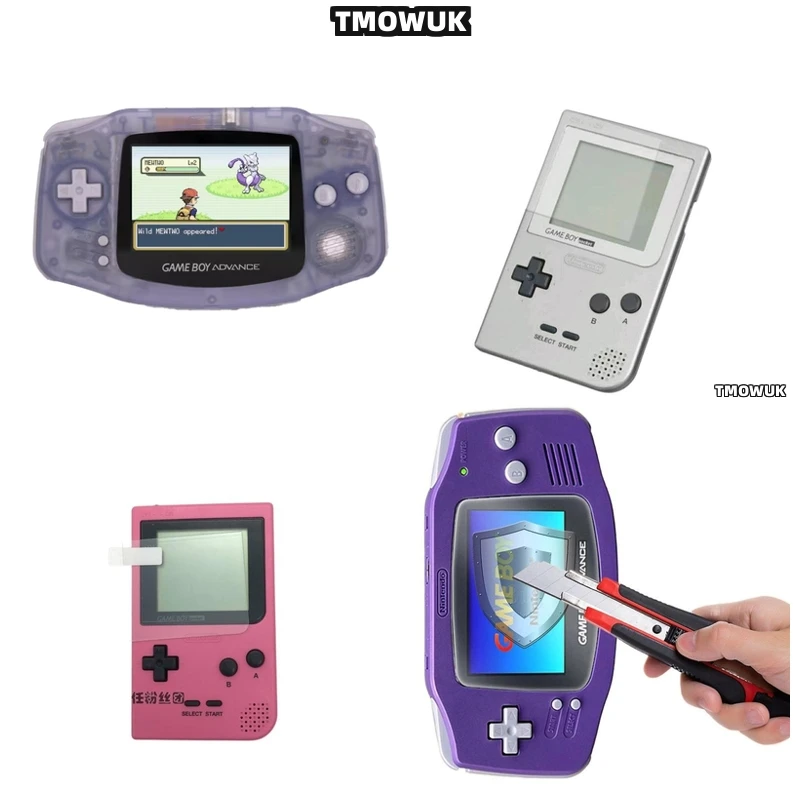 

For Nintendo Game Watch GBP GBA GBC Economical Tempered Glass 9H 2.5D High - Quality Screen Protector Film