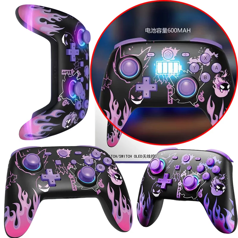 

Haunter Is Suitable for Switch Game Controller Accessories Anime Characters with NFC Wireless Joystick Game Controller Gifts
