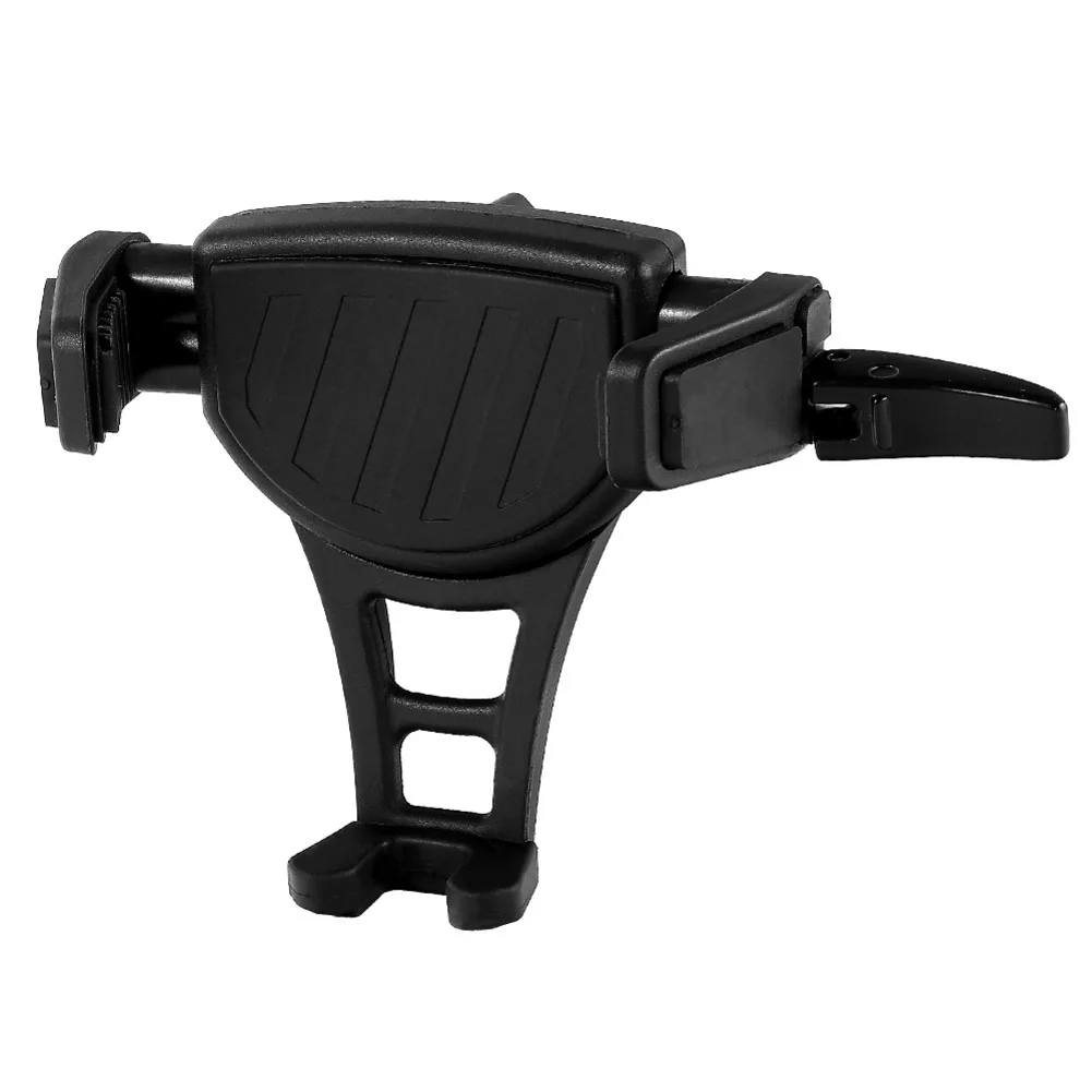 ملاحة السيارة، حامل هاتف ملاحة سوداء، تعديل زاوية، سهل التركيب، قبضة ميكانيكية، تصميم أنيق